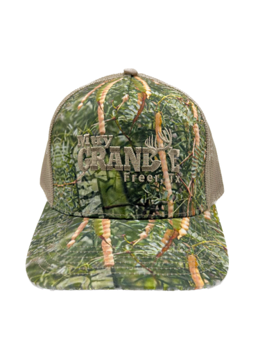 Muy Grande Camo Snapback Cap - Taupe