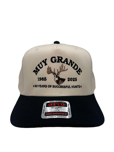 Muy Grande 60th Anniversary Retro Cap - Khaki/Black