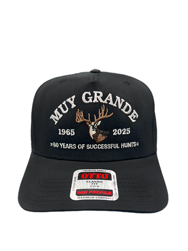 Muy Grande 60th Anniversary Retro Cap - Black