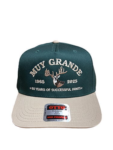 Muy Grande 60th Anniversary Retro Cap - Green/Khaki