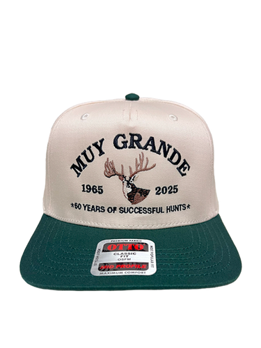 Muy Grande 60th Anniversary Retro Cap - Khaki/Green