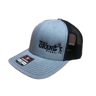 Muy Grande Richardson Trucker Side Logo - Grey/Black