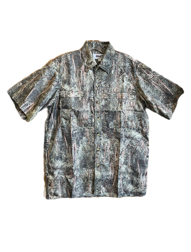 Muy Grande Camo Short Sleeve Button Up