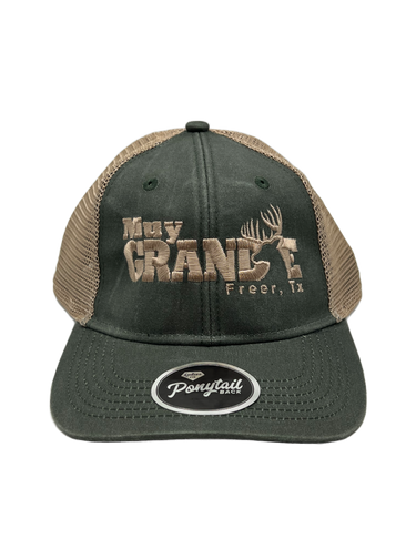 Muy Grande - Women's Ponytail Cap - Olive