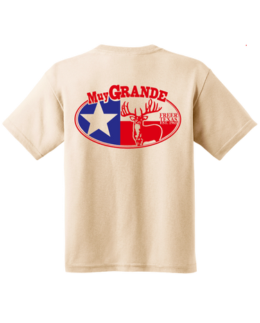 Toddler Throwback Texas T-Shirt - Natural