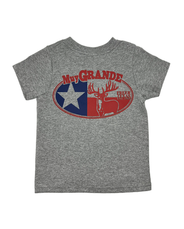 Toddler Throwback Texas T-Shirt - Gray