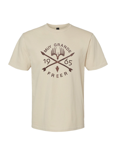 Muy Grande Cross Arrows  T-shirt - Sand