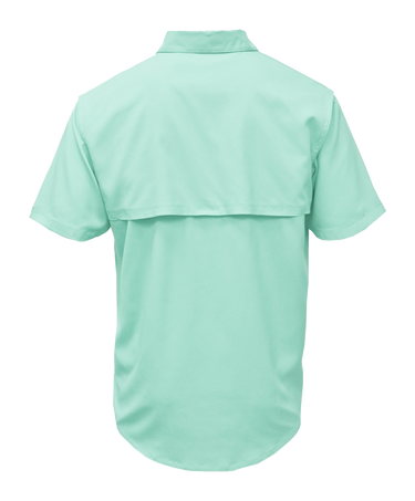 Muy Grande Short Sleeve Button - Seafoam