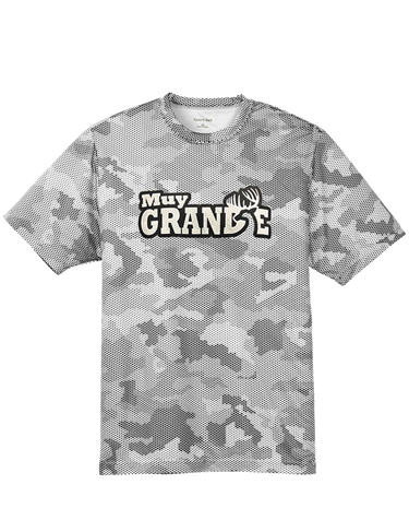 Muy Grande Youth Camo Hex Tee - White