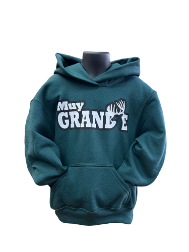 Muy Grande Youth Fleece Hoodie - Green